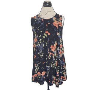 Urban Outfitters Ecote Dress Sz Small Swing Floral Mini frayed Destroy Bohemian